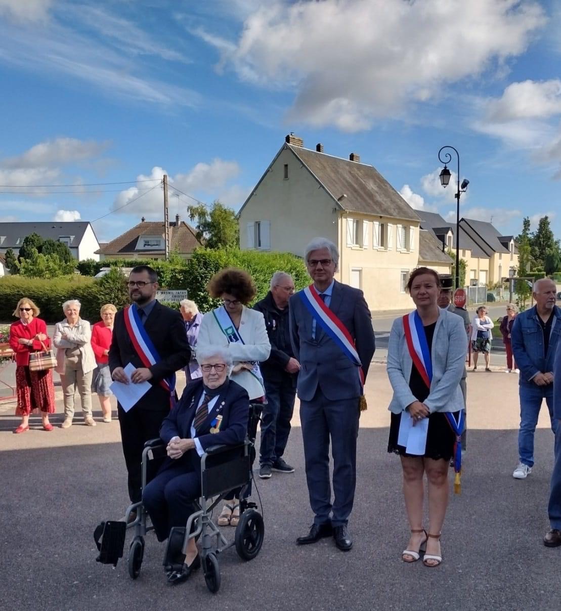 Cérémonies de la Libération de Saint-Manvieu-Norrey le 26/06/2022