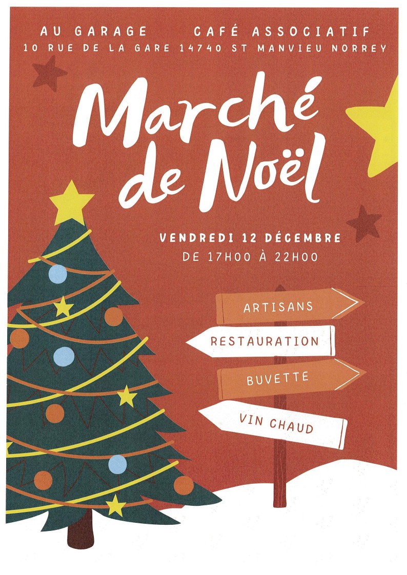 Marché de Noël – Café associatif Au Garage
