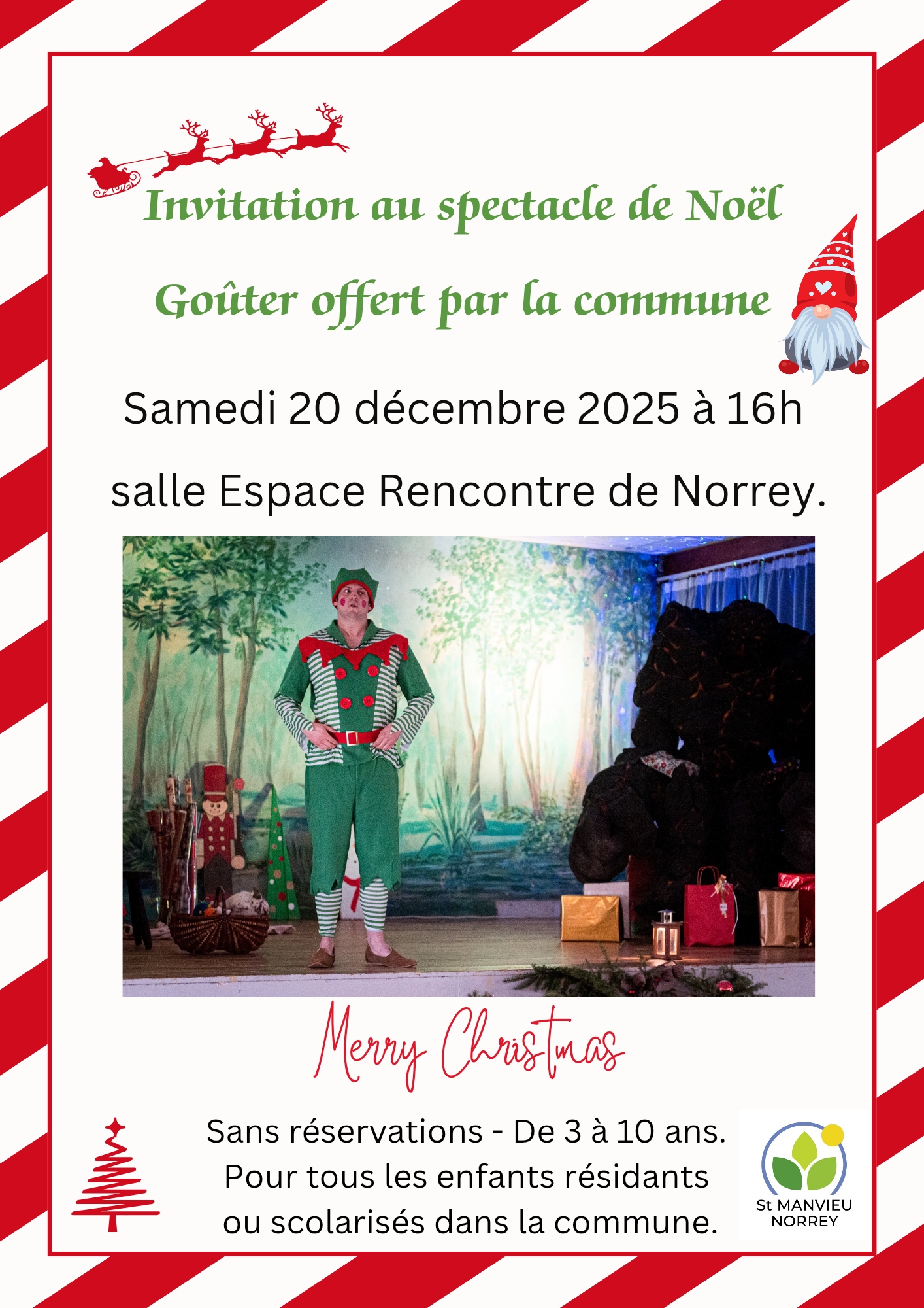 Lire la suite à propos de l’article Spectacle de Noël