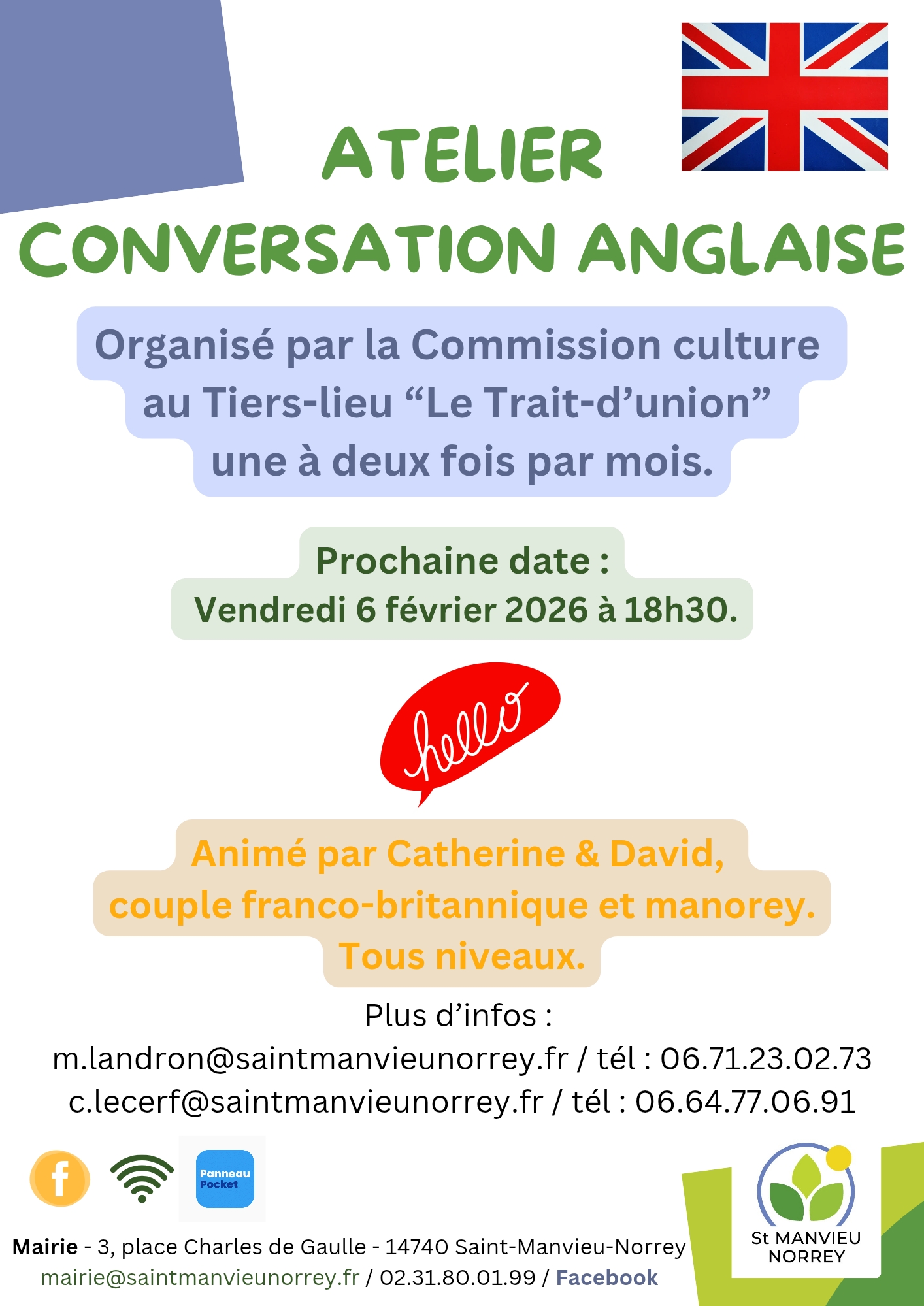 Atelier Conversation Anglaise