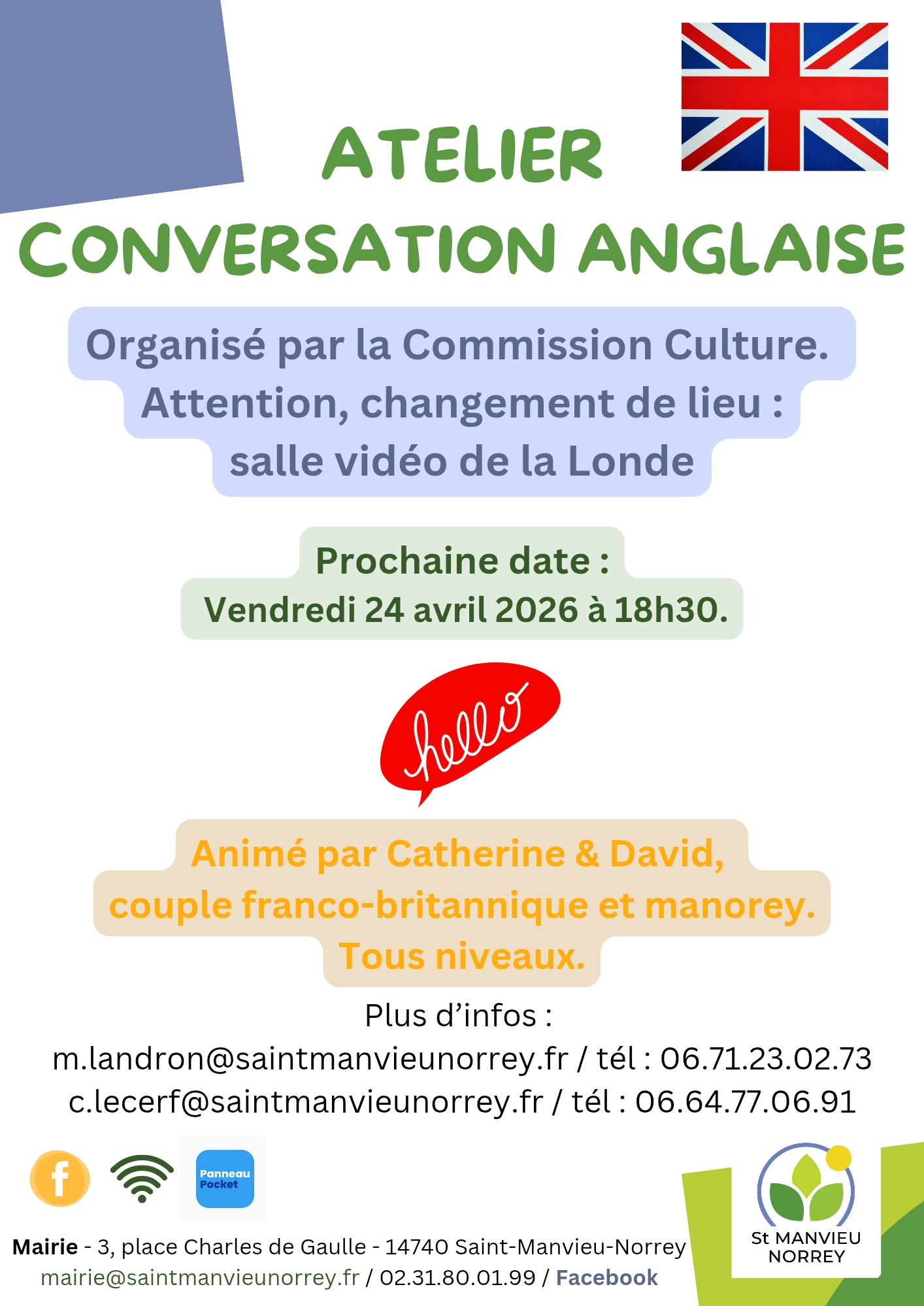 Atelier conservation anglaise