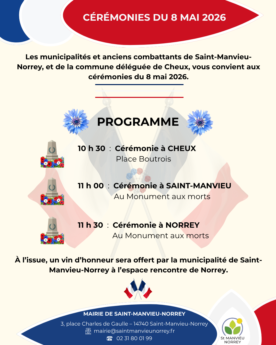 CEREMONIES DU 8 MAI 2026