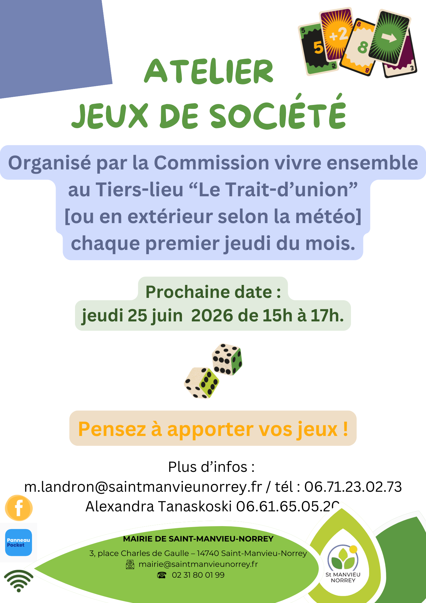 Atelier Jeux de société