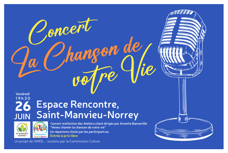 Concert la chanson de votre vie 🎼