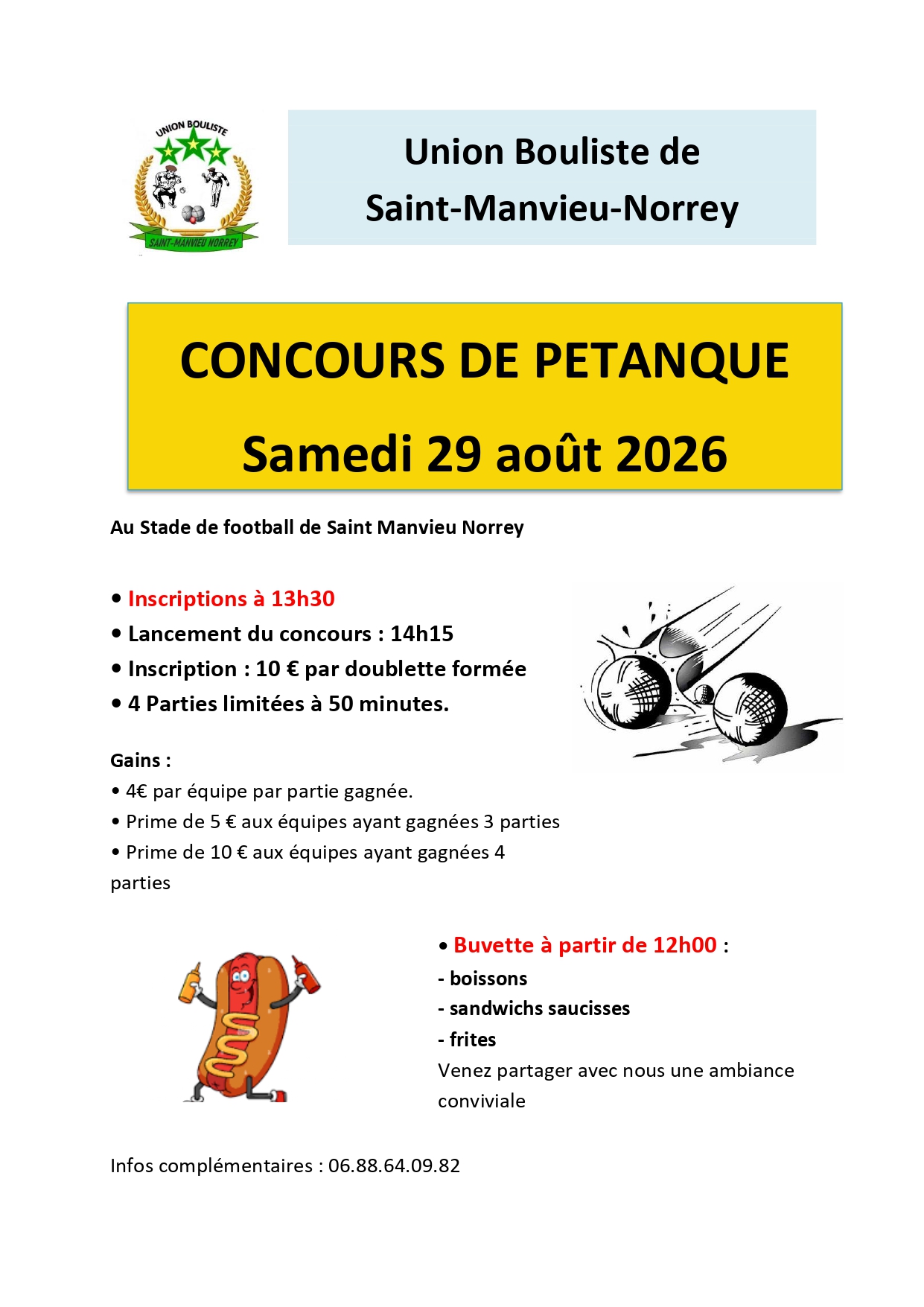 CONCOURS DE PETANQUE