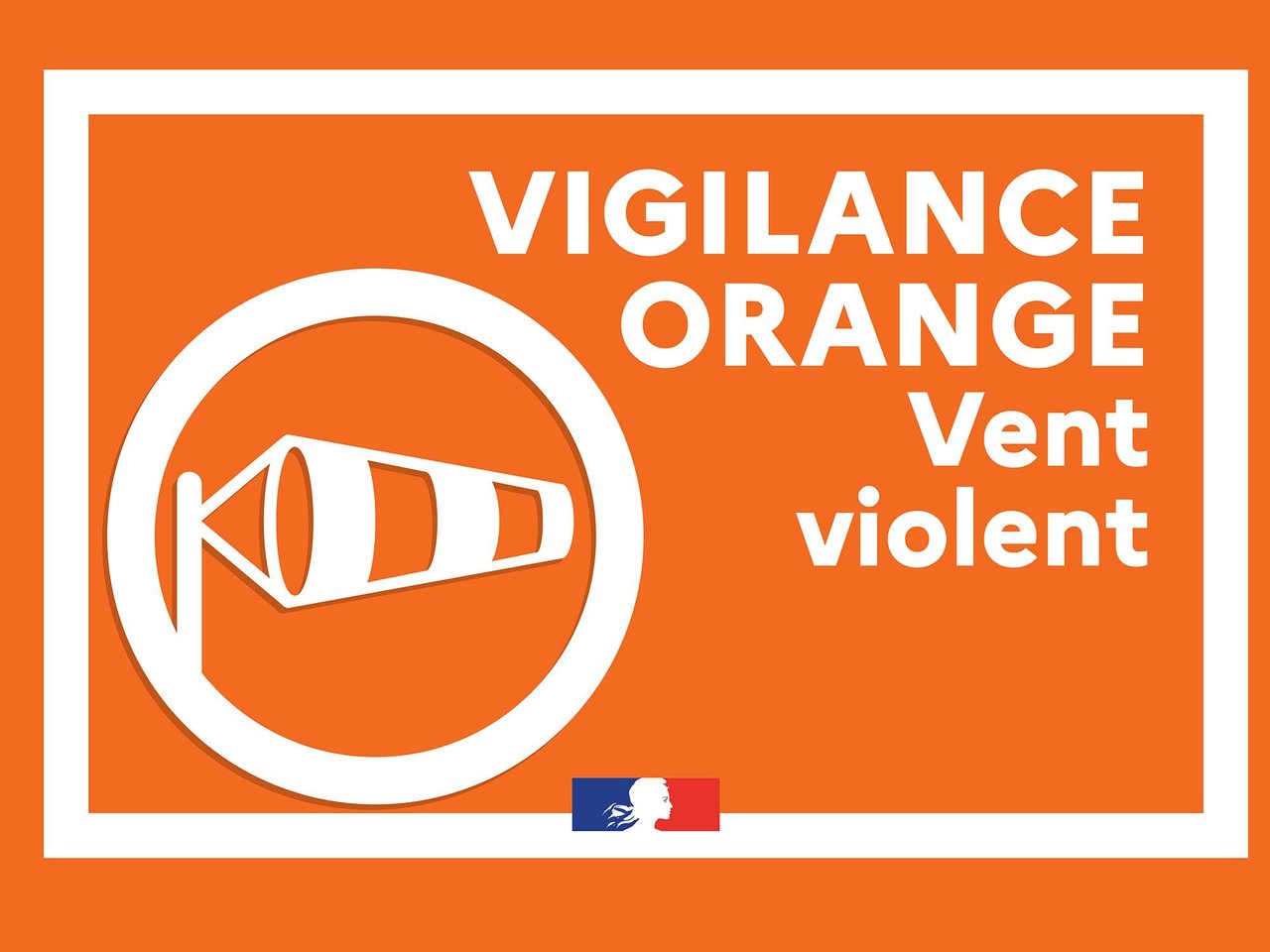 🟠 #AlerteMétéo | Vigilance orange « vent »