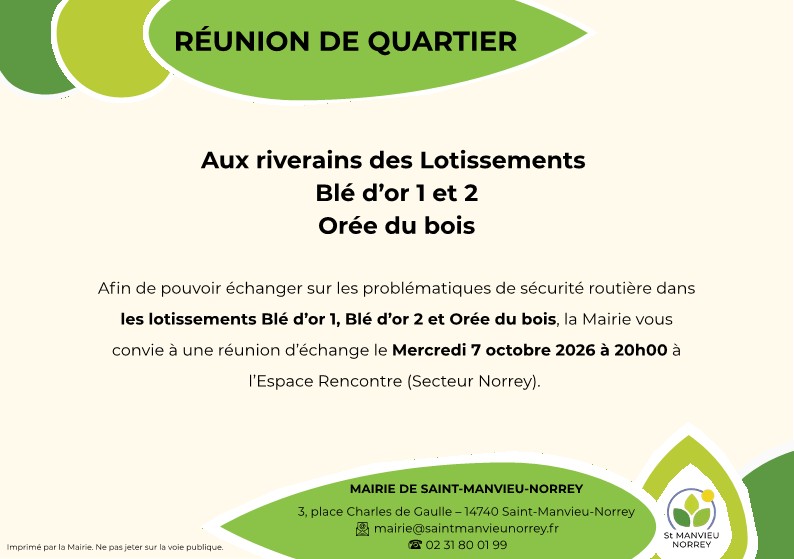 Réunion de quartier
